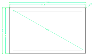 Monitor VISIONTECH de 21,5 con Referencia VT-01-215-WL-0-V1